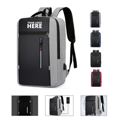 Waterproof Business USB Laptop Backpack