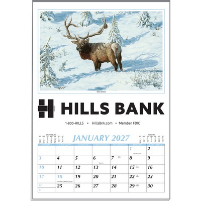 Larry Anderson Executive 12 Sheet Calendar w/Black Imprint
