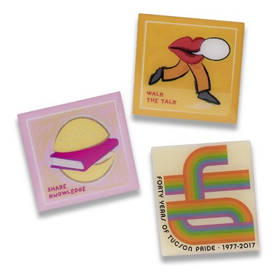 1.25" Offset Printed Direct Lapel Pin