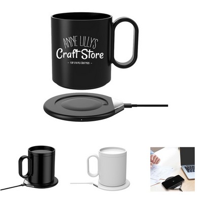 2" 1 Wireless Charging Cup Warmer with Mug