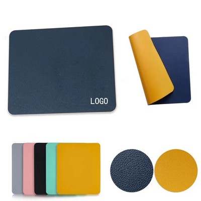 PU Leather Waterproof Mousepad