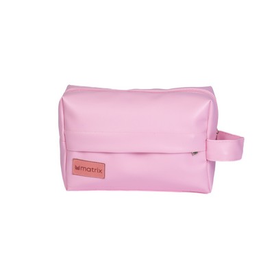 Round cosmetic pouch