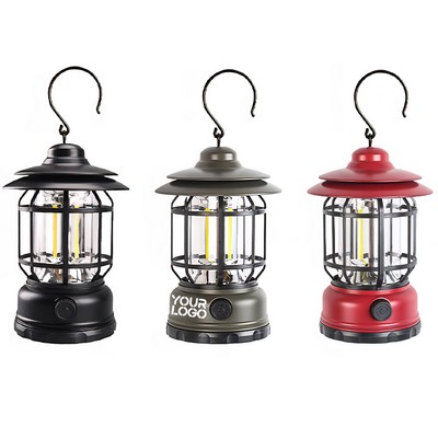 LED Camping Lantern Vintage Camp Light Dimmable