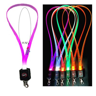 Led Light Up Flashing Lanyards