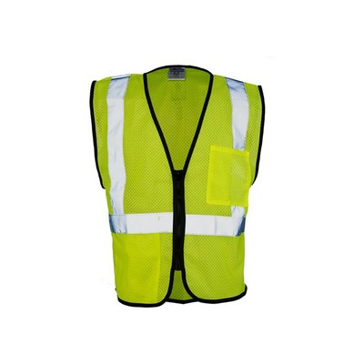 Kishigo Unisex Double-Pocket Zippered Economy Class 2 Vest - 1537-1538