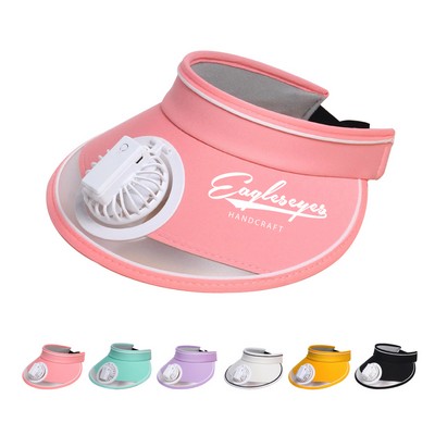 Cooling Sun Visor with Fan