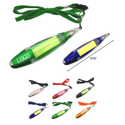 LED Lanyard Ballpoint Pen