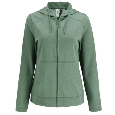 Clique Dash Recycled Womens Full Zip Hooded Sweatshirt