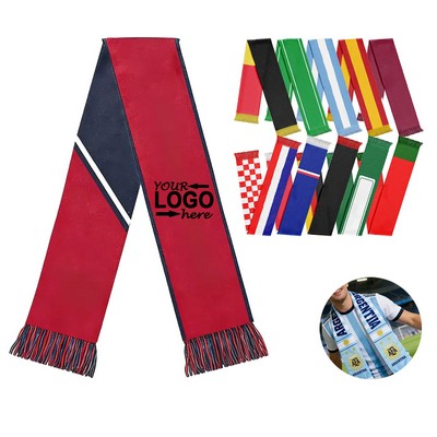 2026 World Cup Fans Scarf With Tassel