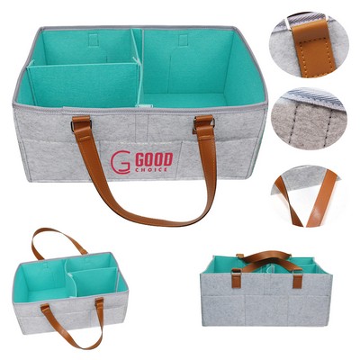 Felt Baby Diaper Organizer