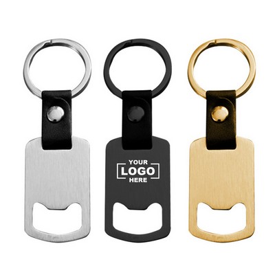 Portable Stainless Steel Keychain Opener