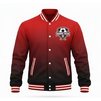 Unisex Full Sublimated Double Layer Varsity Jacket