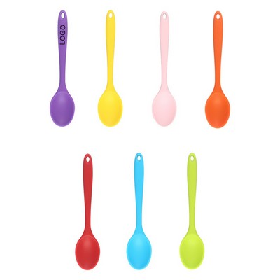 MOQ 100 Small Food Grade Silicone Spoon