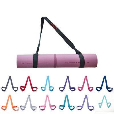Yoga Mat Strap With Adjustable Loops