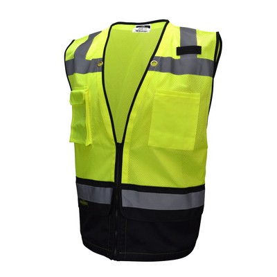 Radians SV59B Type R Class 2 Heavy Duty Surveyor Safety Vest with Zipper