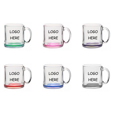 13 oz. Import Clear Glass Coffee Mugs