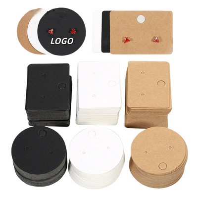 Kraft Jewelry Display Cards