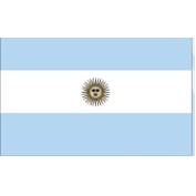 4'x6' Argentina U.N. Nylon Outdoor Flag - Style A