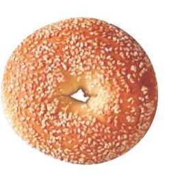 Sesame Bagel Executive Magnet w/ Full Magnetic Back (2 Square Inch)