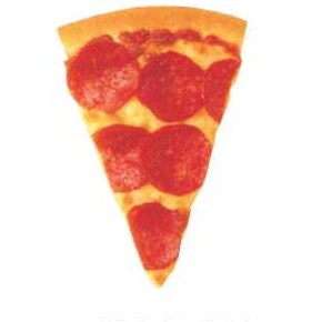 Pizza Slice Promotional Magnet w/ Strip Magnet (12 Square Inch)