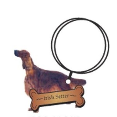 Irish Setter Keychain w/Mirrored Back (2 Square Inch)