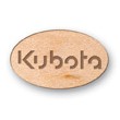 USA Made Oval Wood Lapel Pins (0.75"x1.25")