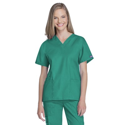 Cherokee - Workwear Originals - Women's 2-Pocket V-Neck Top