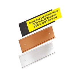 Gold Wall Mount Sign (Holder Only - 2"x 8")