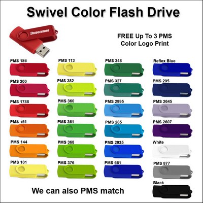 Swivel Color Flash Drive - 256MB Memory