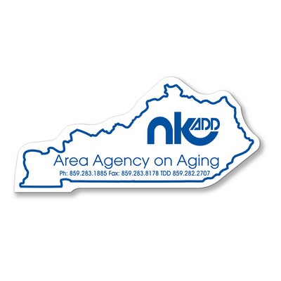Kentucky State Shape Magnet - Full Color