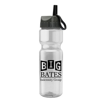 Garyline® Champ Bottle with Ring-Straw Lid - 28 oz.