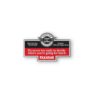 9 to 9.9 Square Inch Custom Shape Vinyl Magnet - 30mil