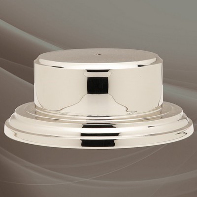 Full Round Bronze Base - 8" (Silver)
