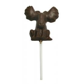 Chocolate Moose Head - On A Stick
