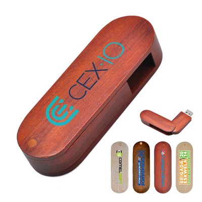 Wooden Twist Drive -2GB