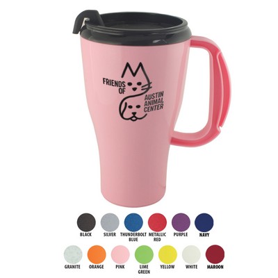 16 Oz. Omega Insulated Mug w/Spill-Resistant Lid