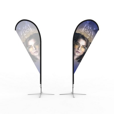 9' Single Sided Teardrop Banner