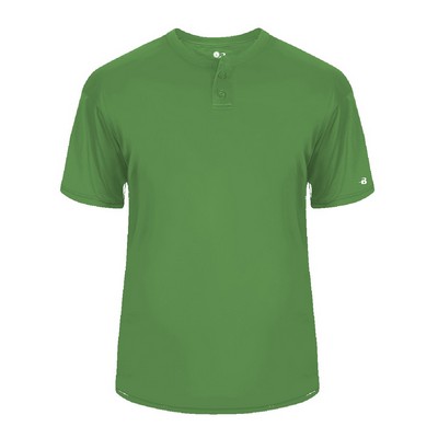 Badger Sport Youth B-Core Two-Button Baseball Jersey