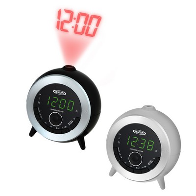 Jensen® Dual Alarm Projection Clock Radio