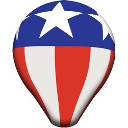 Helium Hot Air Balloon, Inflatable Balloon Full-Digital Imprint 8'Dia.