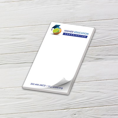 Full-Color Notepads - 25 Sheets (3" x 5")