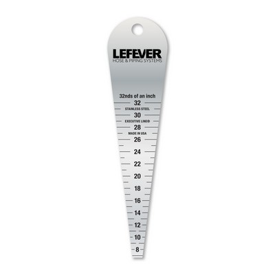 Nozzle Gauge - 0.21875 to 1 Inch, Stainless Steel