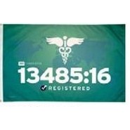 ISO 13485:16 Registered Flag (4'x6')
