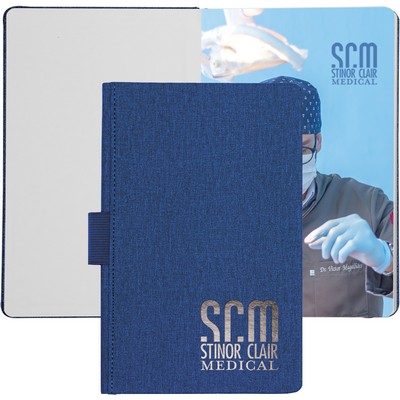 Heathered Journal w/Full Color Tip-In (5"x8")