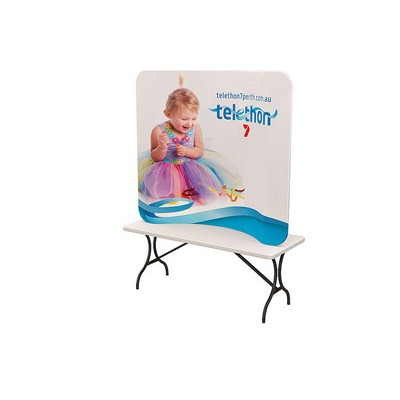 6' Curved Tension Fabric Display - 24 Hr Service