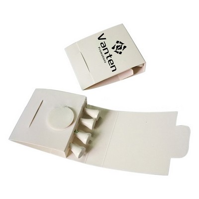 Golf Tees and Ball Marker in Matchbook Card