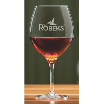 23 Oz. Europa Burgundy Glass (Set Of 2)