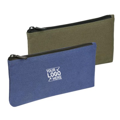 Canvas Pencil Pouch (4.5" x 8.3")