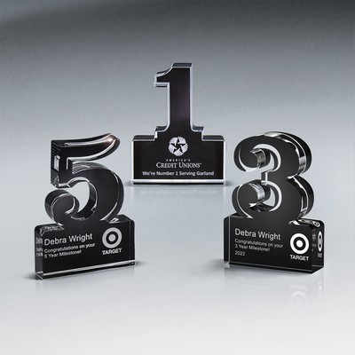 One-digit Anniversary Freestanding