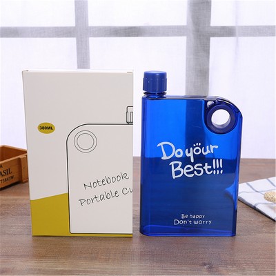 A5 Size Plastic Water Bottle With Finger Ring Handle